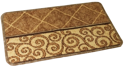 Alfombrilla de baño Milano 40 × 66 cm con antideslizante