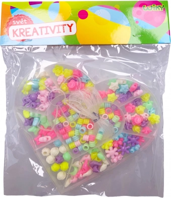 Set de cuentas 55 g – corazones
