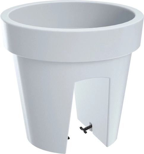 Maceta para barandilla Lofly Railing 24,5 cm blanca