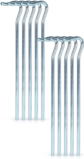 RedCliffs piquetas metálicas para tienda 17 cm 10 uds.