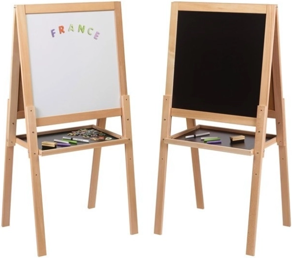 Jeujura pizarra de madera multifuncional 54 × 54 cm