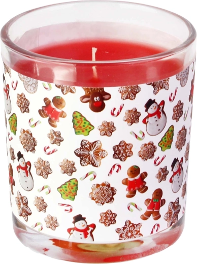 Vela aromática en vaso de cristal Galletas navideñas 135 g
