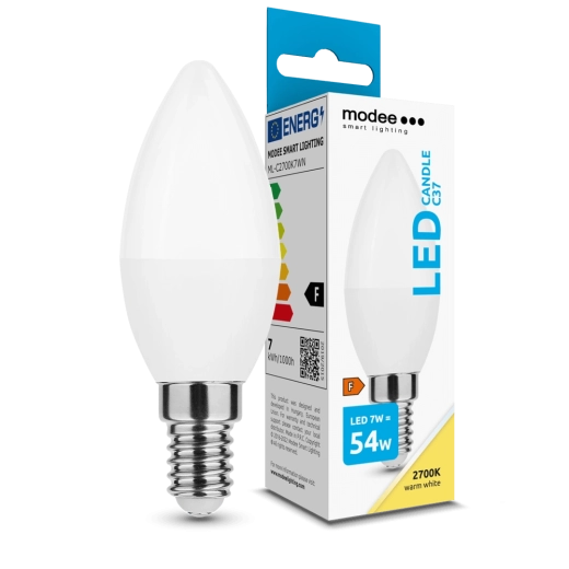 Bombilla LED tipo vela 7 W E14 2700 K 700 lm 200° Modee Lighting