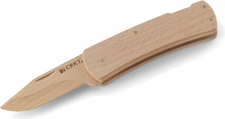 Kit de construcción de madera de navaja de bolsillo CRKT Nathan's Knife Kit 8,3 cm