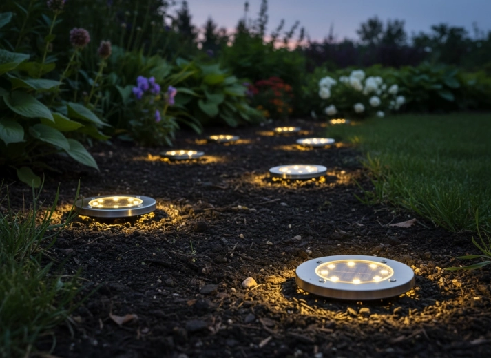 Luz brillante y uniforme gracias a 8 LED