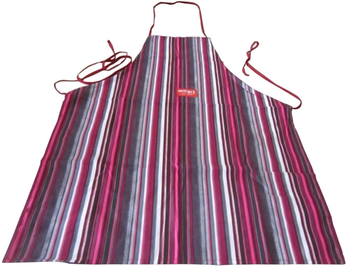 Delantal de cocina Lamart con rayas de colores