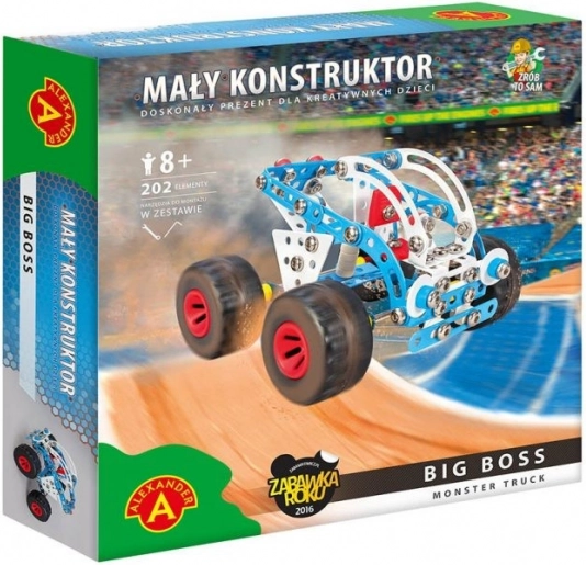 set de construcción monster truck big boss – pequeño constructor
