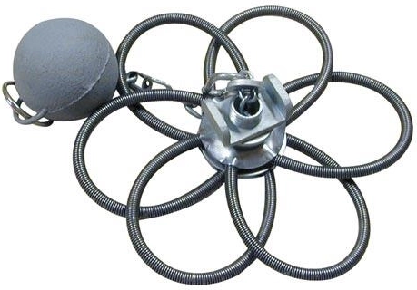 Erizo para chimenea con peso 130–230 mm, 6 muelles