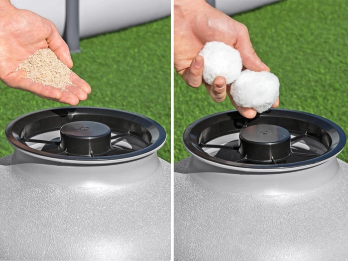 Compatible con arena y bolas filtrantes