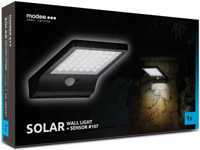 Lámpara solar de pared MODEE Smart Lighting 107 con sensor de movimiento