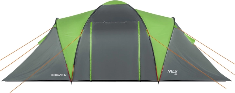 Tienda familiar Nils Camp Highland IV verde-gris