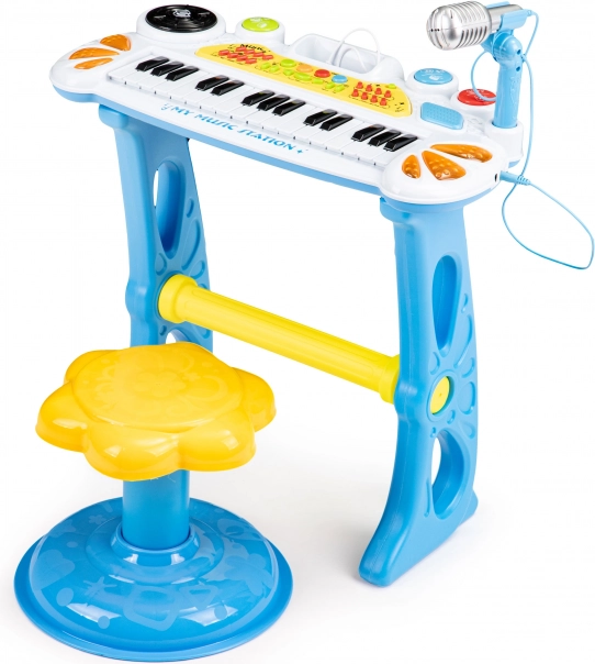 Piano electrónico infantil con micrófono y soporte MP3