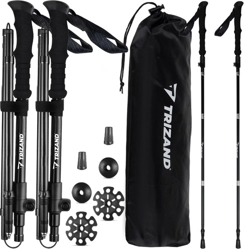 Bastones de trekking Trizand (2 uds) con accesorios