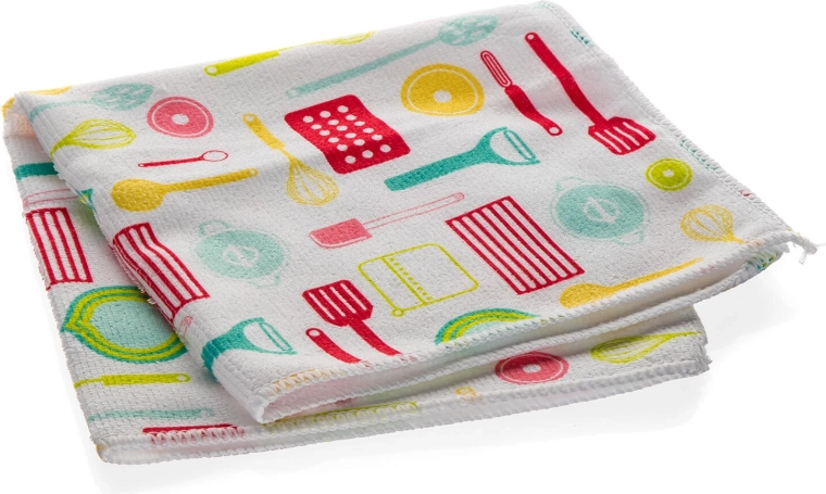 Paño de microfibra 40 × 40 cm con diseño, 250 g/m²