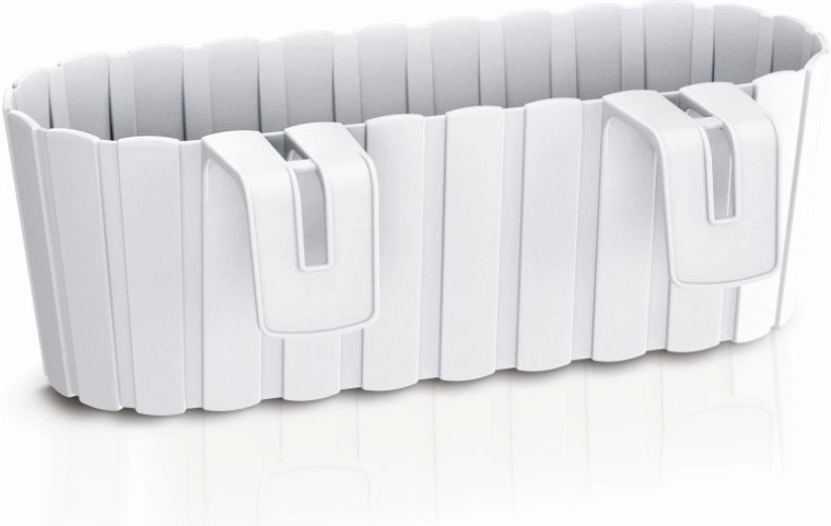 Jardinera colgante Boardee Hook 38,3 cm blanca