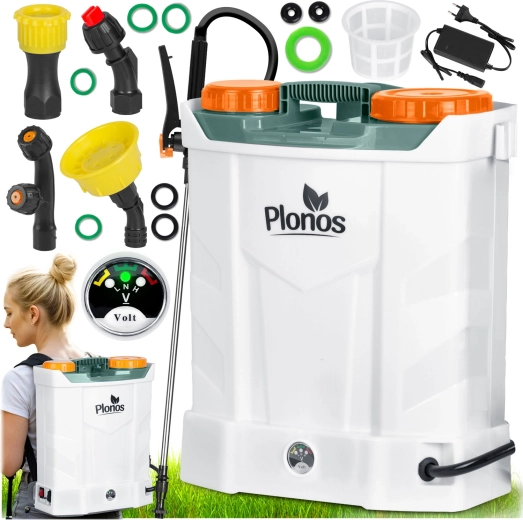 Pulverizador de mochila a batería 16 l PLONOS PL-602