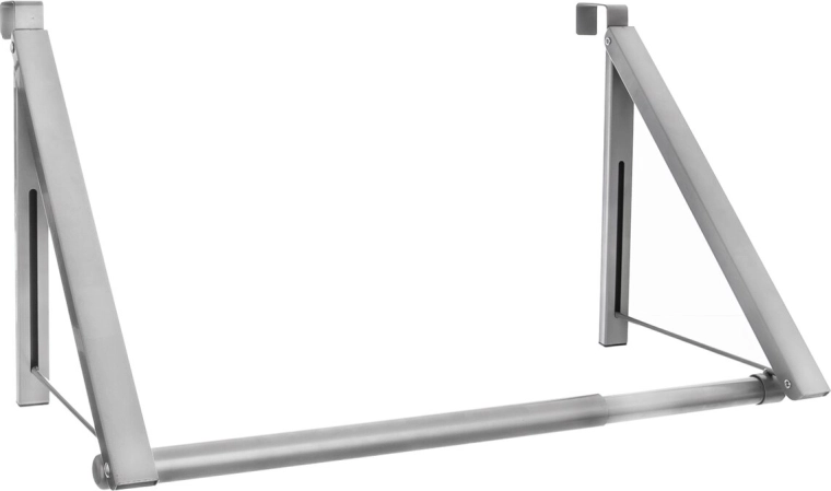 Perchero metálico ajustable para puerta sin taladrar