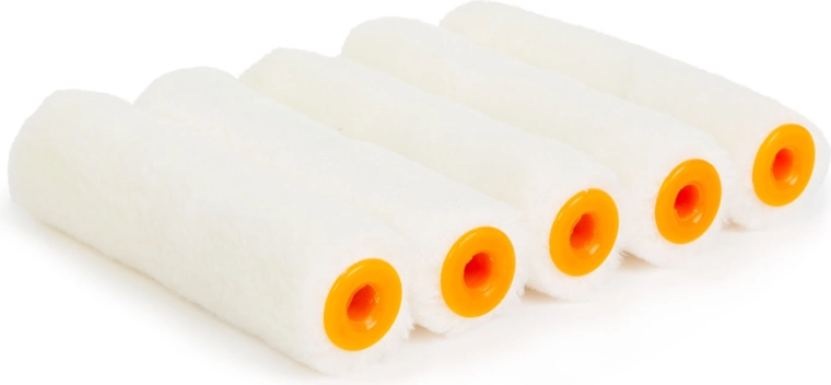 Rodillos de pintura de mohair de 100 mm, 5 uds.