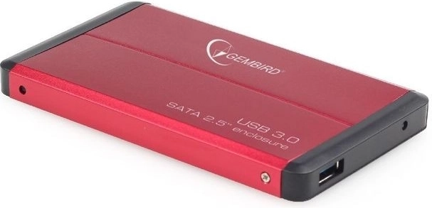 Carcasa externa para HDD 2.5'' SATA USB 3.0 roja