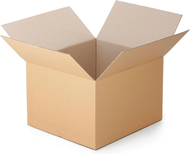 Caja de cartón con solapas 300 × 200 × 100 mm, de tres capas