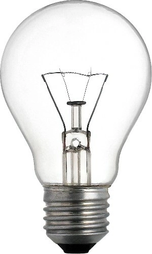 Bombilla E27 100 W 240 V transparente TES-LAMP