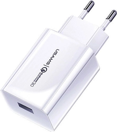 Cargador de pared USAMS T22 18W QC 3.0 con cable USB-C