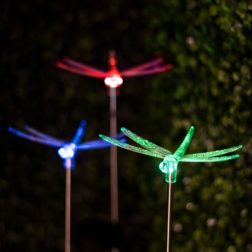 Lámpara LED RGB solar con forma de avispa