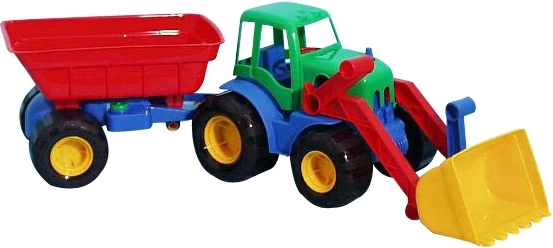 Cargadora con remolque