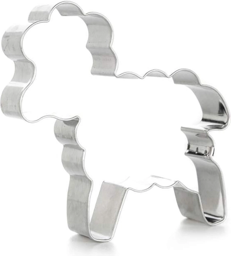 Cortador de galletas de azúcar ovejita 9,5 × 9,4 × 2 cm