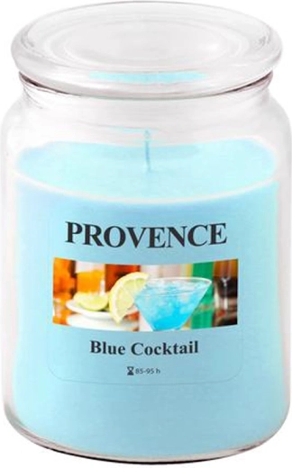 Vela aromática en vaso PROVENCE Blue Cocktail 95 horas