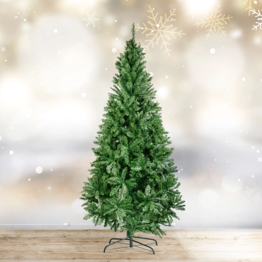 Árbol de Navidad artificial de PVC de color verde oscuro