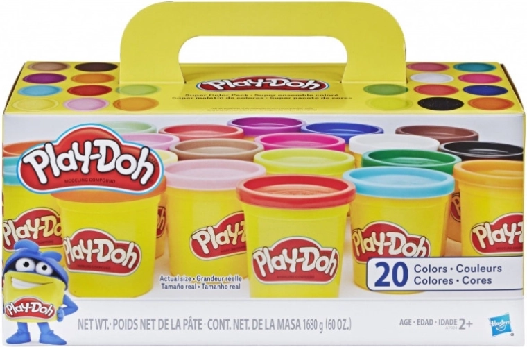 Plastilina PLAY-DOH – set de 20 colores en maletín