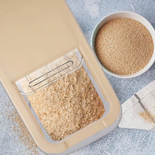 Ideal para alimentos secos y pienso