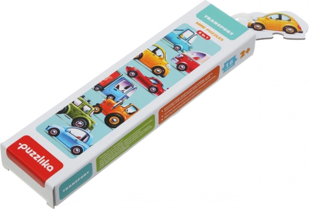 Vehículos Puzzle para Niños - 16 Piezas