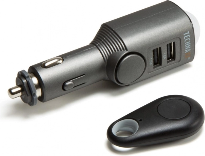 Autoalarma con cargador USB Technaxx de 2 puertos