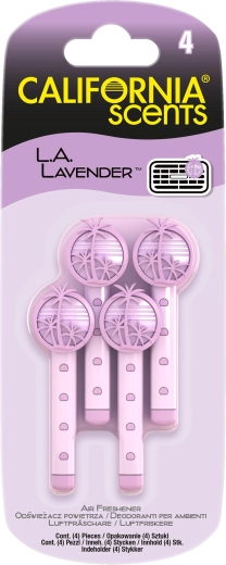 Ambientador para coche para la rejilla de ventilación L.A. Lavender – CALIFORNIA SCENTS