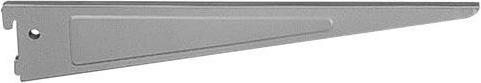 Soporte doble para estantería 270 mm, blanco