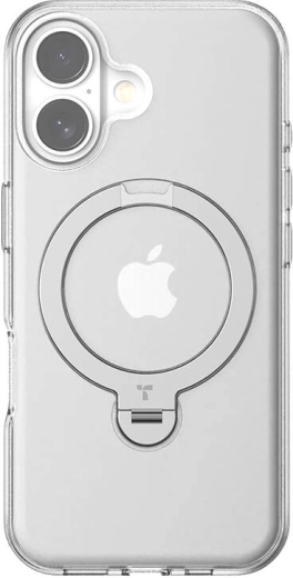 Funda Torras Ostand Spin para iPhone 16 Plus transparente