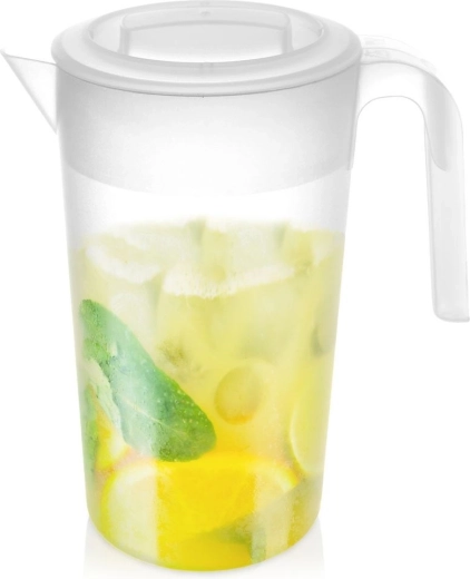 Jarra de plástico con tapa 2,3 l VILDE