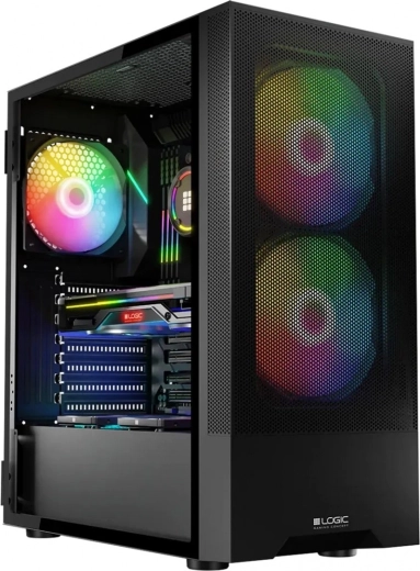 Caja Arya ARGB USB 3.0 Midi Tower negra