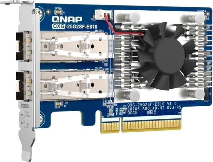 Tarjeta de red QNAP QXG-25G2SF-E810 2× 25GbE SFP28 PCIe