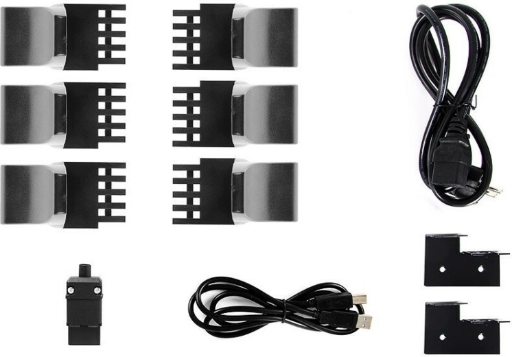 Accesorios completos y montaje fácil en rack