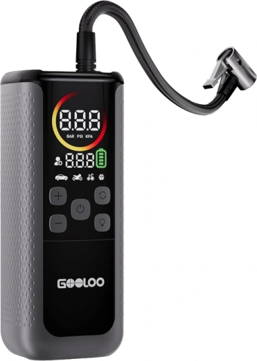 Compresor de aire doble para coche GOOLOO GT160 con powerbank - 1 unidad
