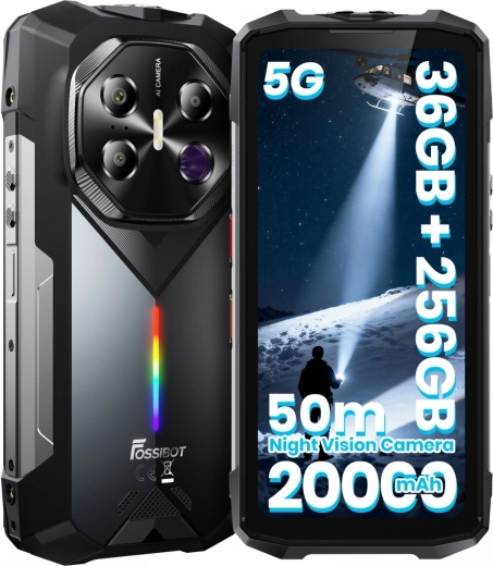 Teléfono inteligente Fossibot F113 gris
