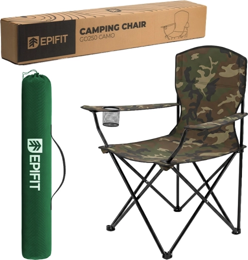 Silla turística de camping GO250 camo