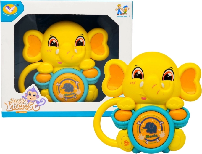 Elefantito amarillo con sonidos - 1 pieza