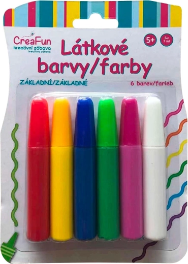 CreaFun pinturas para tela – set básico 6×42 ml