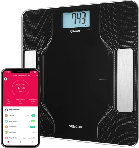 Báscula de fitness personal inteligente Sencor