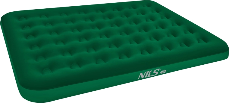 Colchón inflable NILS Camp verde 203 × 152 × 22 cm