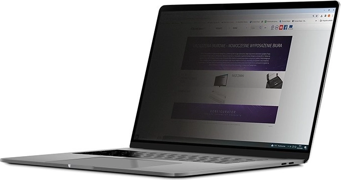 Filtro de privacidad Qoltec para portátil 15,6'' (16:9)